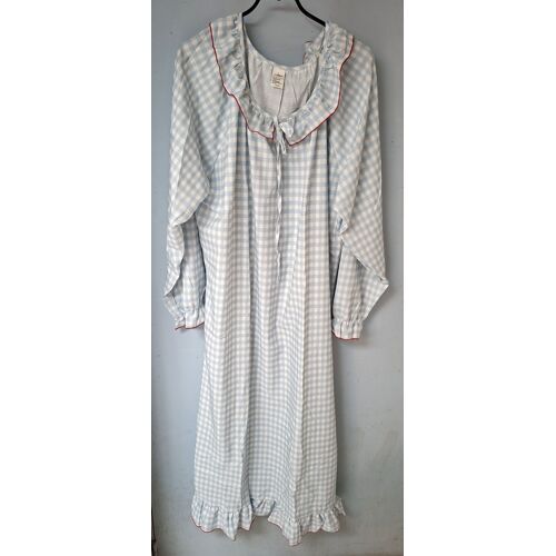 Chemise De Nuit Longue - Vichy - L