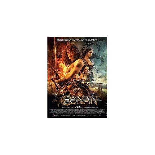 Conan Marcus Nispel Avec Jason Momoa, Rachel Nichols, Stephen Lang... - Affiche Originale De Film Format 120 X 160 Cm