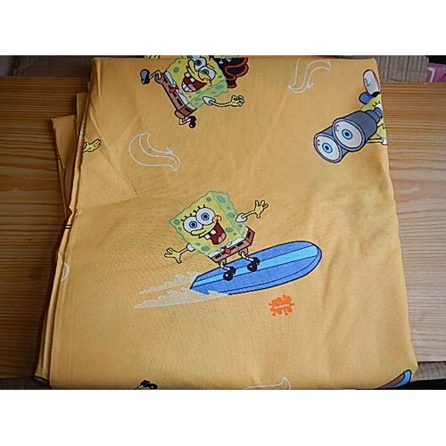 Coupon Tissu Bob L'Éponge, 1,40 X 3,30 M.