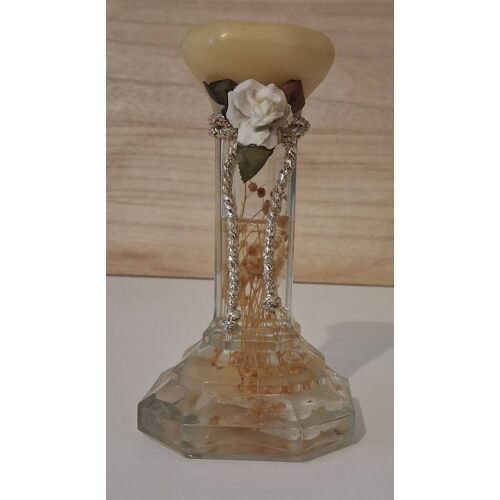 Lampe à huile vintage en verre