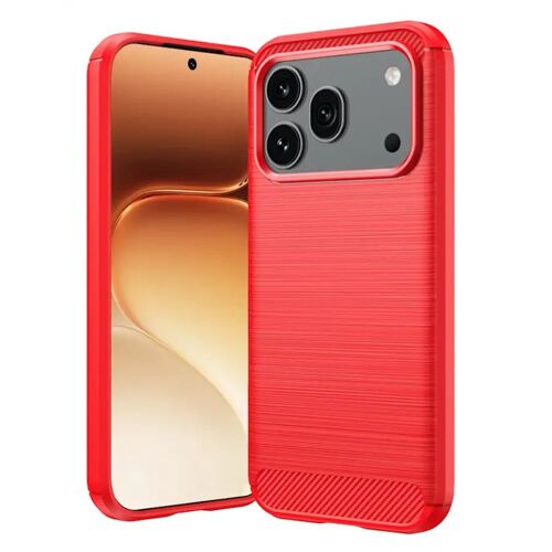 Coque pour Honor 600 / 600 Pro 5G - housse etui silicone gel carbone + verre trempe - ROUGE