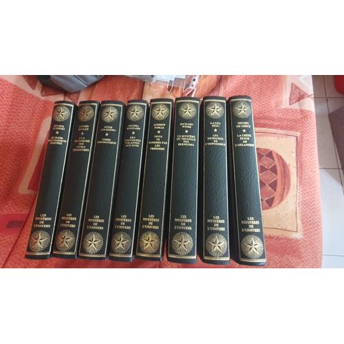 Lot De 8 Livres "Les Mysteres De L'Univers"