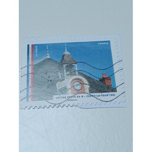 Timbre France Lettre 20g Oblitéré Cercy-La-Tour (58) Nos Belles Mairies De France De 2015