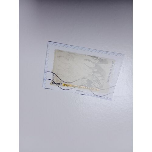 Timbre France Lettre Verte 20g Yvert N° 1084 Gestes De La Main - Alphonse Legros Les Sens - Le Toucher De 2015