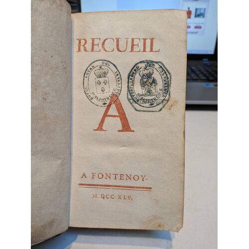 Recueil A Et B .... Perau, Meusnier De Querlon, Mercier De Saint Léger, Barbazan ...