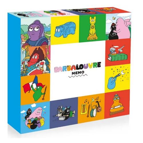 Barbalouvre Memo Jeu De Mémoire (60 Cartes)