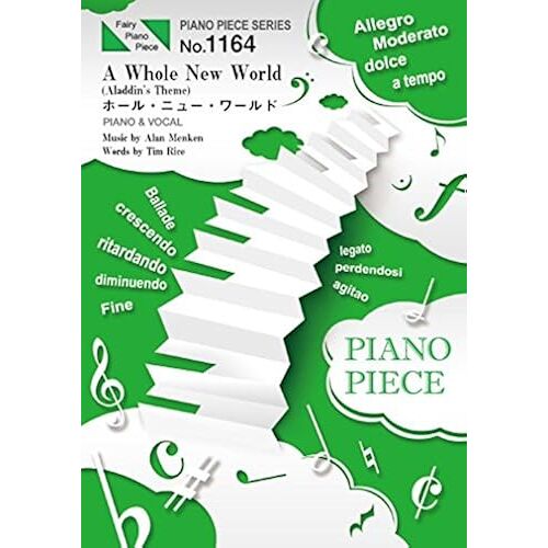 1164 A Whole New World (Aladdins Theme) <&>  (Fairy Piano Piece)