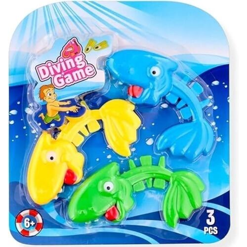 Jeux De Plongée Piscine Enfant – Lot De 3 Poissons De Plongée Neufs Dès 6 Ans | Jouet Aquatique Piscine