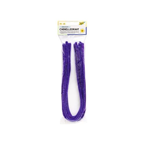 Folia Fil Métallique Chenille (Cure-Pipe), Violet Foncé