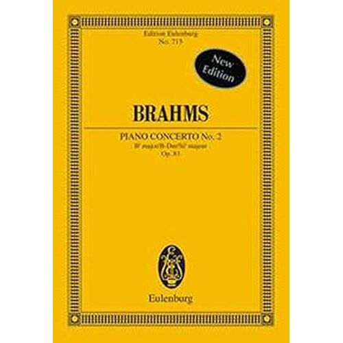 Piano Concerto 2 Op. 83 Bfl Maj (Edition Eulenburg)