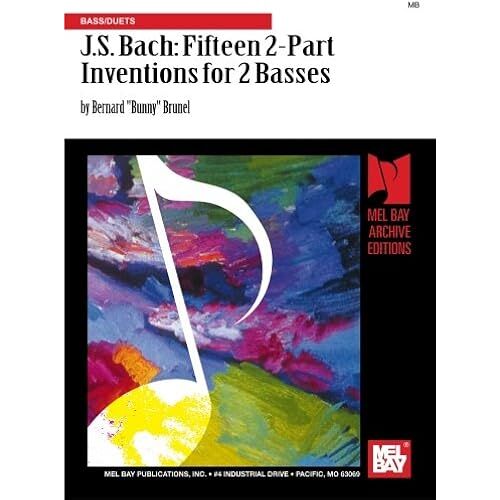 J.S. Bach: Fifteen 2-Part Inventions For 2 Basses: Bass/Duets