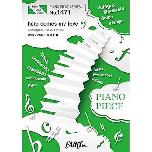 Pp1471 Here Comes My Love / Mr.Children (&)  (Piano Piece Series)