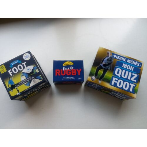Lot De Trois Jeux Quiz De Sport