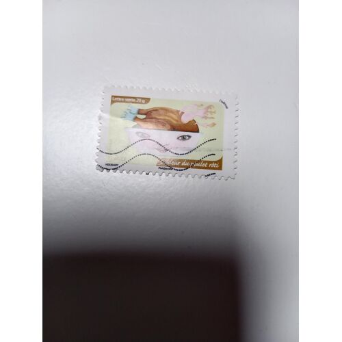 France Timbre Autoadhesif Yvert N° 1041 De 2014 L'Odeur Du Poulet Roti Oblitéré Lettre Verte 20g