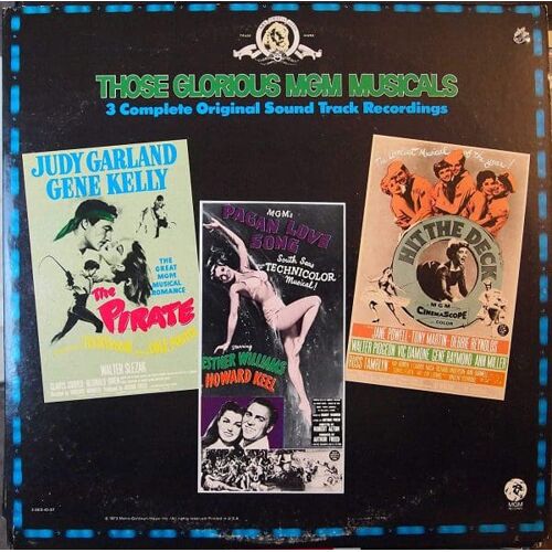 Those Glorious Mgm Musicals (The Pirate, Pagan Love Song, Hit The Deck), 3 Bandes Sonores Originales, 2xdisques Vinyle Album Lp 30 Cm, Mgm 2 Ses 43 St (Mgs 3194, 3195, 3196 & 3197) Stereo