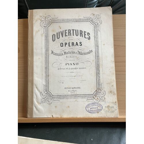 Fr. Bazin Le Voyage En Chine Ouverture Partition Piano Éditions Lemoine