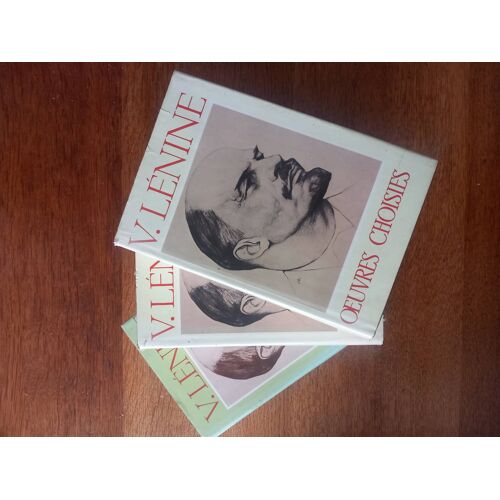 Oeuvres Choisies Lénine - Trois Volumes Aux Éditions Du Progrès, Moscou 1982