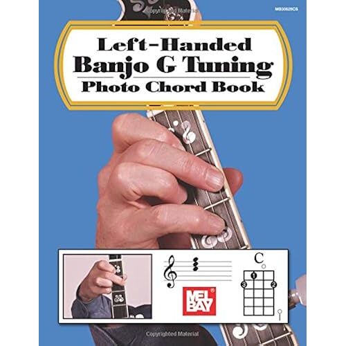 Left-Handed Banjo G Tuning Photo Chord Book
