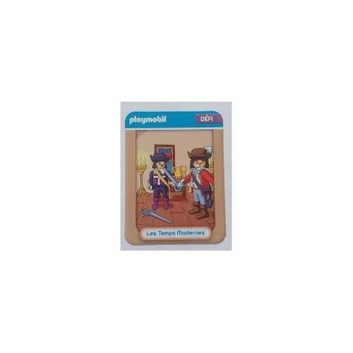 Grande Carte Playmobil Les Temps Modernes Défi