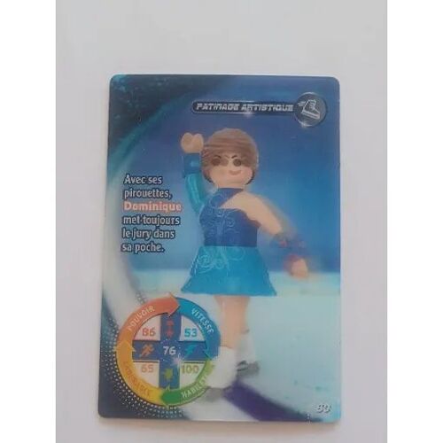 Carte Carrefour Playmobil 2021 Le Monde Du Sport Patinage Artistique 80 --- 3d
