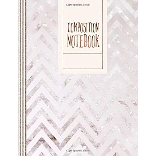 Composition Notebook: Calligraphy Hand Lettering Worksheets Paper Book 7.44x9.69 - Large Blank Writing Sheet Exercise Practice Workbook - Brush Handlettering Women Journal - Blush Rose Gold Light Pink
