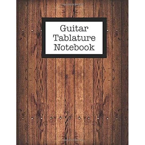 Guitar Tablature Notebook: Blank Composition Music Staff Paper For Composing Songs - 140 Pages - 8.5 X 11 Paperback