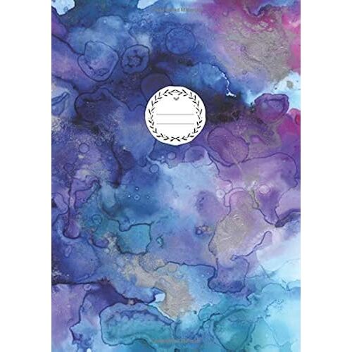 Dot Grid Journal: A4 Notebook For Bullet Journaling, Lettering, Art Notes, Diary Book, Planner | Full Page Dotted Paper | 110 Pages | Soft Sover | Watercolor
