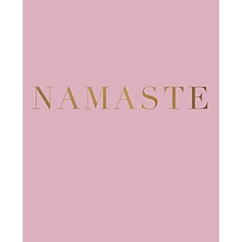 Namaste: A Decorative Book For Coffee Tables, Bookshelves And Interior Design Styling | Stack Deco Books Together To Create A Custom Look (Inspirational Phrases In Blush)