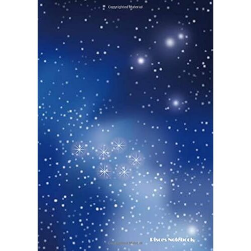 Pisces Notebook: Composition Book,Jotter,Constellation,Starry Sky,7" X 10"