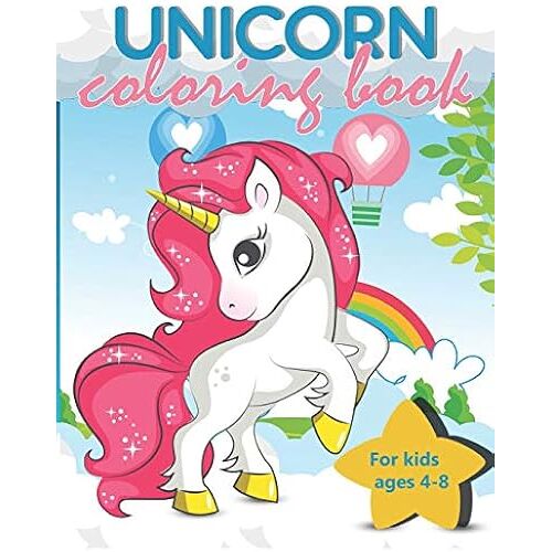 Unicorn Coloring Book For Kids Ages 4-8