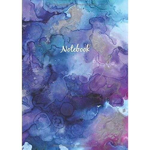 Libreta De Puntos: A4 Cuaderno Dot Grid Para Bullet Journaling, Lettering, Art Notes | Journal De Punteados | 110 Páginas Con Cuadrícula De Punto | Soft Cover Acuarela