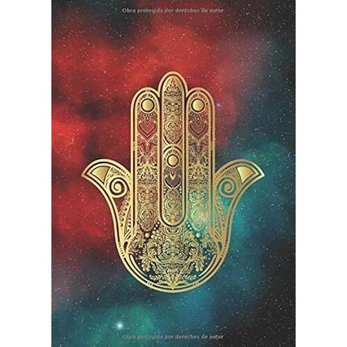 Libreta De Puntos: A5 Cuaderno Dot Grid Para Bullet Journaling, Lettering, Art Notes | Journal De Punteados | 110 Páginas Con Cuadrícula De Punto | Hamsa Hand