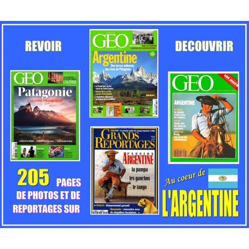 4 Revues Pour Découvrir : L'Argentine - Patagonie
