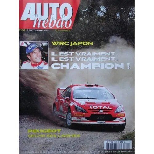 Auto Hebdo 1515 De 2005 Stoddart,Rallye Japon,Porsche Cayman S,Audi Rs4,Gp2,