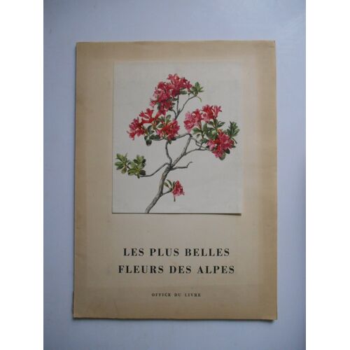 Les Plus Belles Fleurs Des Alpes (12 Planches En Couleurs)