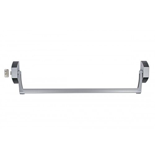 Antipanique Isy Bar EN1125 1 point latéral barre de 1200 mm - argent JPM