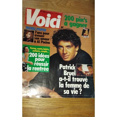 Voici 200 Patrick Bruel 1991