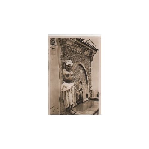 Cpa Theme Types - Nus - "Bronze Vivant Devant Une Fontaine " N°2508 - Editions La Cigogne Casablanca