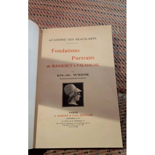 Fondations Portrait De Massenet A Paladilhe