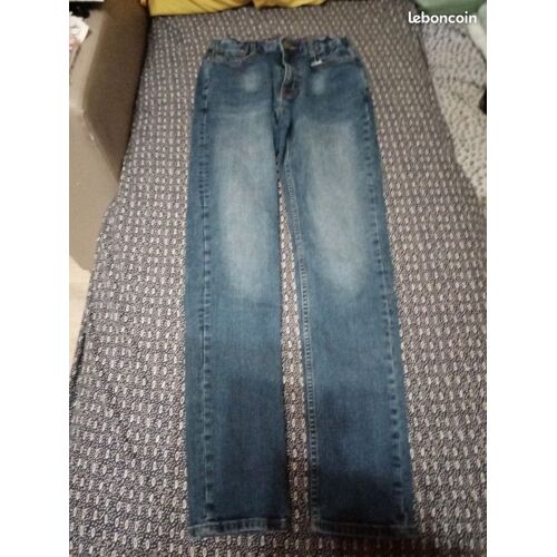 Jean Slim Bleu Garçon Taille S Kiabi Très Bon État Taille Ajustable