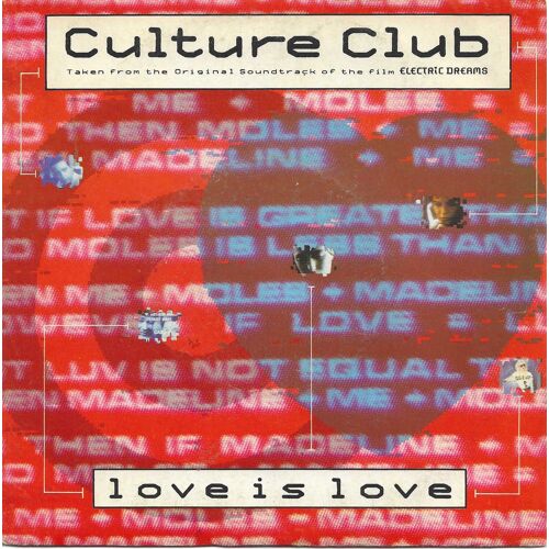 Culture Club " Love Is Love" Vinyle 45 T 17 Cm - Single - Virgin - 1985