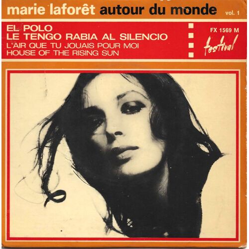 Marie Laforêt & Los Incas "Autour Du Monde - El Polo" Vinyle 45 T 17 Cm - Ep - Festival - 1968