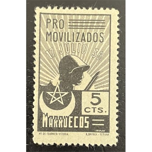 Vignette Pro Movilizados 17 Julio 1936 Pour Les Troupes Franquistes