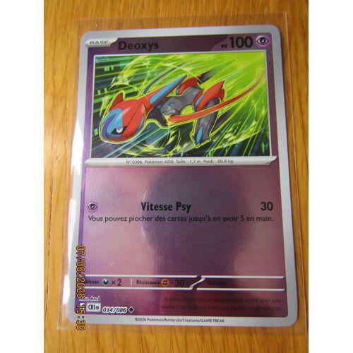 Deoxys - Reverse - 034/086 - Chaos Ascendant