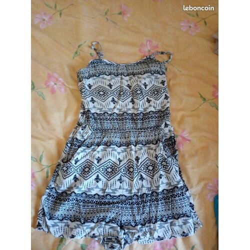 Combi Short Blanc Noir Fille 14 Ans Divided