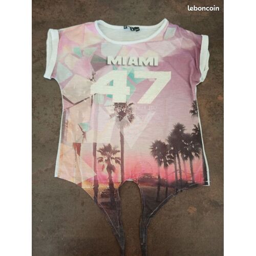 T Shirt Mc Miami Punkdidz Fille 14 Ans Très Bon État