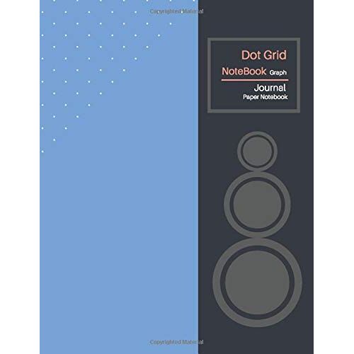 Dot Grid Notebook: Dotted Notebooks Paper Large (8.5 X 11 Inches), A4 100 Pages - Bullet Dot Grid Journal Graphing Pad - Drawing & Note Taking (Little Boy Blue Cover)