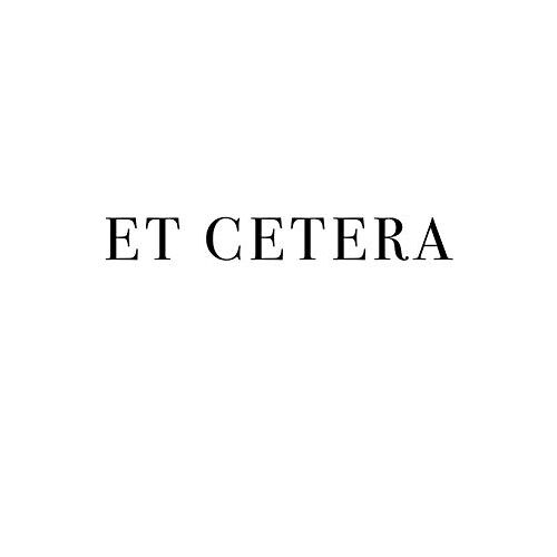 Et Cetera: "And So On" In Latin | A Decorative Book For Interior Design Styling | Combine Deco Books Together To Create A Custom Message | Ideal For Small Spaces - Tables, Bookshelves And Desks (Class