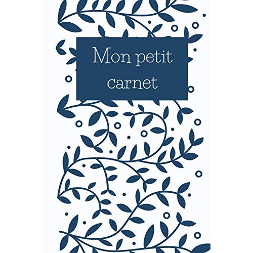 Mon Petit Carnet: Carnet Bleu Vintage Ligné Pour Prise De Notes
