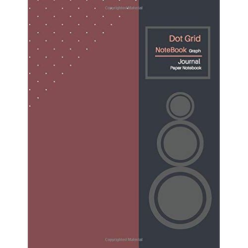 Dot Grid Notebook: Dotted Notebooks Paper Large (8.5 X 11 Inches), A4 100 Pages - Bullet Journal - Dot Grid Journal Graphing Pad - Drawing & Note Taking (Red Pear Cover)